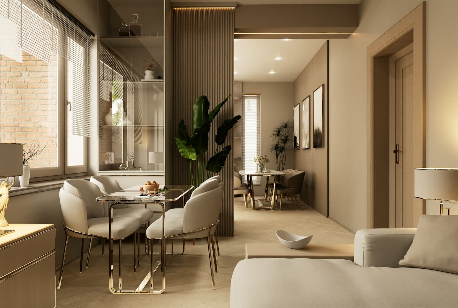 Modern luxury apartment interior